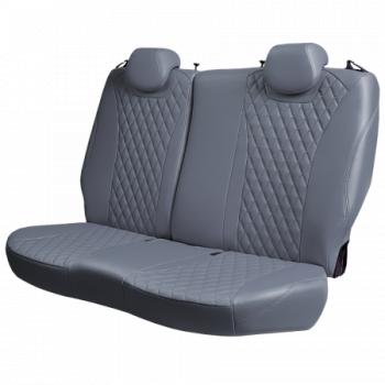18 349 р. Комплект чехлов для сидений (РЗСиС 60 40 2Г Орегон) БАЙРОН Lord Autofashion   Chevrolet Niva  2123 (2009-2020) рестайлинг (серый, вставка серая, строчка темно-серая)  с доставкой в г. Воронеж. Увеличить фотографию 4