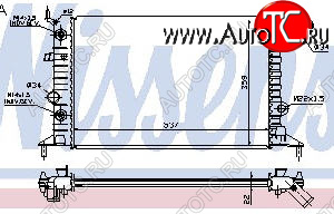 3 399 р. VECTRA 96- РАДИАТОР ОХЛАЖДЕН (см.каталог) BODYPARTS opvca96-917  с доставкой в г. Воронеж