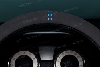 759 р. Оплётка на руль (37-39см BLW-007 замша) Автопилот   (серый/синий)  с доставкой в г. Воронеж. Увеличить фотографию 5