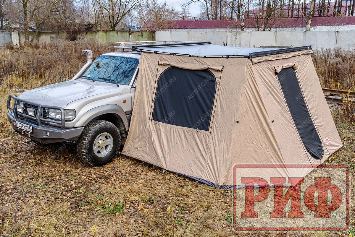 26 879 р. Стенки к автомобильной маркизе РИФ 2.5Х2.5 м Black Out РИФ rifan5306-2525c  с доставкой в г. Воронеж