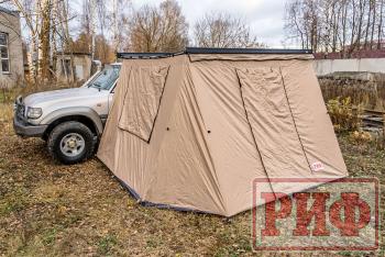 37 239 р. Стенки к автомобильной маркизе РИФ 3Х2.5 м Black Out РИФ rifan5306-3025c  с доставкой в г. Воронеж. Увеличить фотографию 8