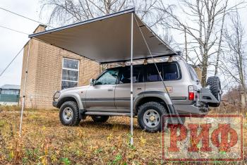 29 999 р. Маркиза автомобильная РИФ 2,13х2,5 м полуавтомат (винил) темно-серая РИФ rif5306-2025v  с доставкой в г. Воронеж. Увеличить фотографию 19