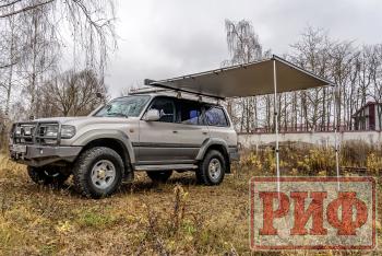 29 999 р. Маркиза автомобильная РИФ 2,13х2,5 м полуавтомат (винил) темно-серая РИФ rif5306-2025v  с доставкой в г. Воронеж. Увеличить фотографию 3