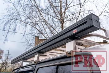 29 999 р. Маркиза автомобильная РИФ 2,13х2,5 м полуавтомат (винил) темно-серая РИФ rif5306-2025v  с доставкой в г. Воронеж. Увеличить фотографию 1