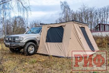 26 879 р. Стенки к автомобильной маркизе РИФ 2.0Х2.5 м Black Out РИФ rifan5306-2025c  с доставкой в г. Воронеж. Увеличить фотографию 4