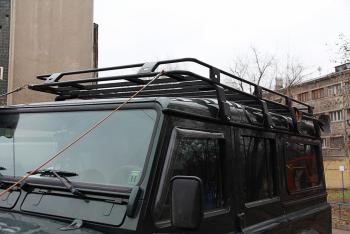 33 999 р. Багажник экспедиционный РИФ для Land Rover Defender 1350x1900 мм  rifdef-roof1900  с доставкой в г. Воронеж. Увеличить фотографию 3