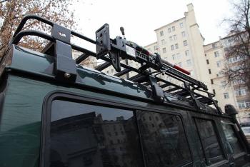 33 999 р. Багажник экспедиционный РИФ для Land Rover Defender 1350x1900 мм  rifdef-roof1900  с доставкой в г. Воронеж. Увеличить фотографию 2