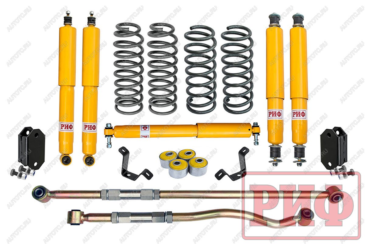 120 469 р. Лифт-комплект РИФ Toyota Land Cruiser 80105 лифт 50 мм жесткий  rif-tlc80-c  с доставкой в г. Воронеж
