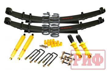 104 509 р. Лифт-комплект РИФ Mitsubishi L200 2015+, Fiat Fullback 2016+ жесткий лифт 40 мм  rif-tmq-c  с доставкой в г. Воронеж. Увеличить фотографию 1