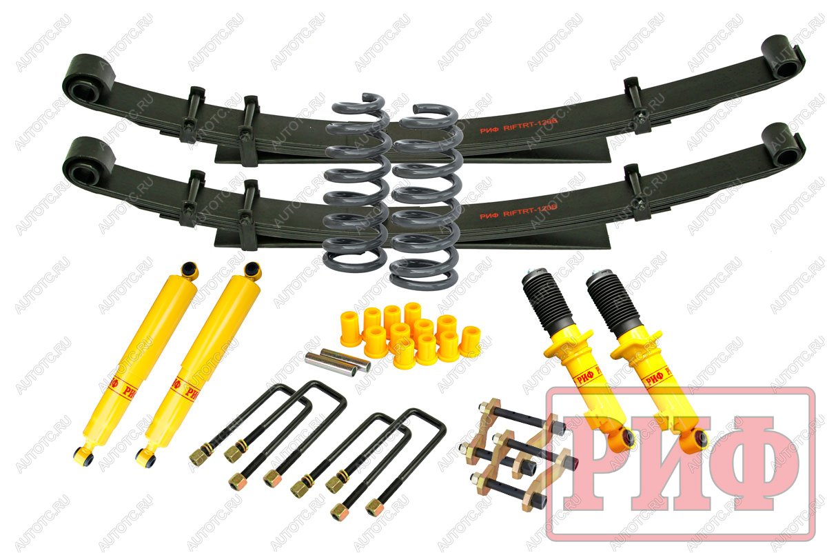 101 659 р. Лифт-комплект РИФ Mitsubishi L200 2015+, Fiat Fullback 2016+ мягкий лифт 40 мм  rif-tmq-b  с доставкой в г. Воронеж