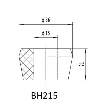 149 р. Втулка амортизатора РИФ SA215, SA208, SA212, SA231, SA276, SA278 (с маркировкой 1)  bh215  с доставкой в г. Воронеж. Увеличить фотографию 2
