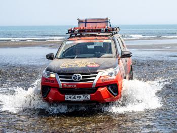 43 879 р. Багажник экспедиционный (корзина) РИФ 1200х2100 мм для Toyota Fortuner 2015+  riffrt-roof1  с доставкой в г. Воронеж. Увеличить фотографию 5
