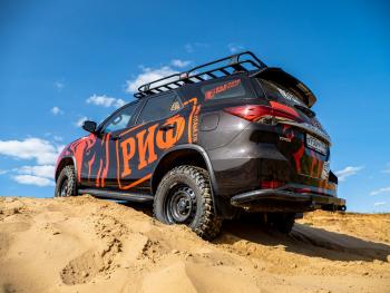 43 879 р. Багажник экспедиционный (корзина) РИФ 1200х2100 мм для Toyota Fortuner 2015+  riffrt-roof1  с доставкой в г. Воронеж. Увеличить фотографию 4