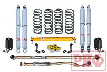 113 999 р. Лифт-комплект РИФ газовый для Toyota Land Cruiser 80105 лифт 50 мм мягкий  rif-tlc80-b-g  с доставкой в г. Воронеж. Увеличить фотографию 1