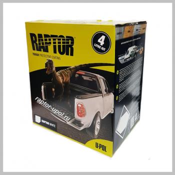 13 749 р. Покрытие защитное повышенной прочноcти RAPTOR белое, с отвердителем 2K U-POL 4л+1л  rlws4  с доставкой в г. Воронеж. Увеличить фотографию 1