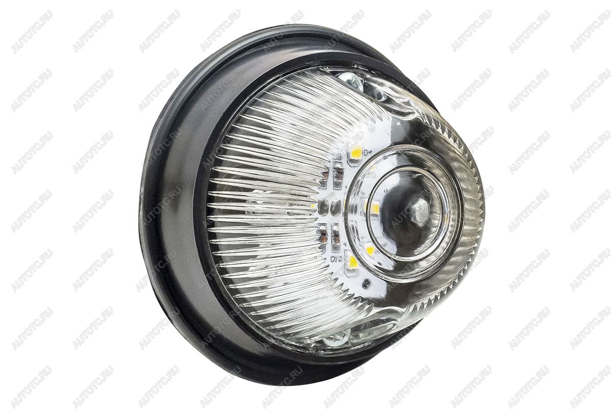 399 р. Повторитель поворота УАЗ на светодиодах (белый рассеиватель) 6LED-1-12V  уп102-б  с доставкой в г. Воронеж