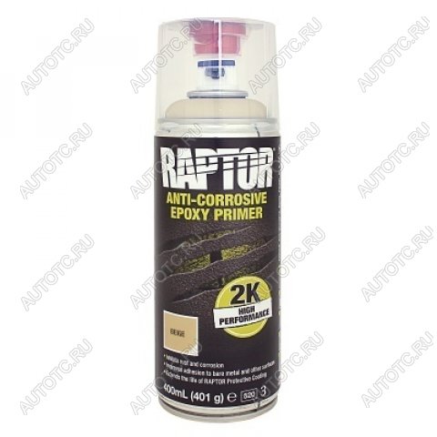 3 599 р. Грунт эпоксидный антикоррозийный RAPTOR в аэрозоли 2K U-POL 400 мл  repal  с доставкой в г. Воронеж