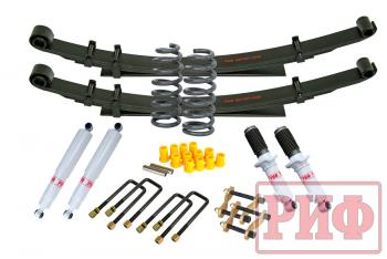 93 999 р. Лифт-комплект РИФ газовый Mitsubishi L200 2015+, Fiat Fullback 2016+ мягкий лифт 40 мм  rif-tmq-b-g  с доставкой в г. Воронеж. Увеличить фотографию 1