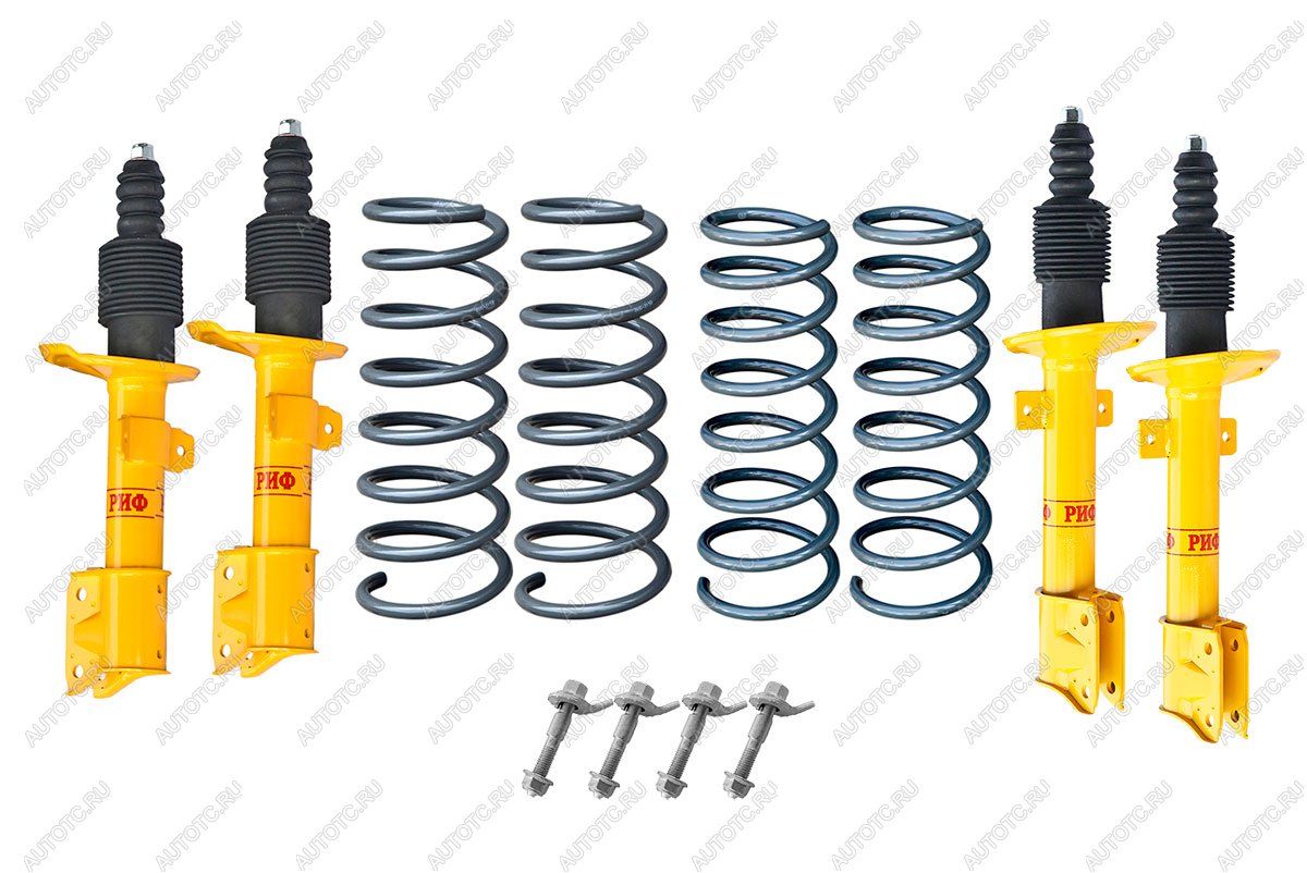 75 439 р. Лифт-комплект РИФ для Renault Duster (2010-2022), Nissan Terrano III 2004+ 4х4 лифт 40 мм  rif-dus-c  с доставкой в г. Воронеж
