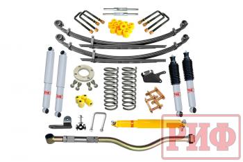113 999 р. Лифт-комплект РИФ газовый УАЗ Патриот лифт 50 мм средний  rif-patr-b-g  с доставкой в г. Воронеж. Увеличить фотографию 1