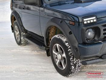 8 799 р. Расширители колёсных арок ВАЗ НИВА 4X4 URBAN 3D (передние 70 мм, задние 70 мм)  ткн-21u  с доставкой в г. Воронеж. Увеличить фотографию 2