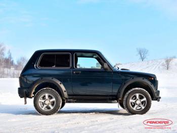 8 799 р. Расширители колёсных арок ВАЗ НИВА 4X4 URBAN 3D (передние 70 мм, задние 70 мм)  ткн-21u  с доставкой в г. Воронеж. Увеличить фотографию 1