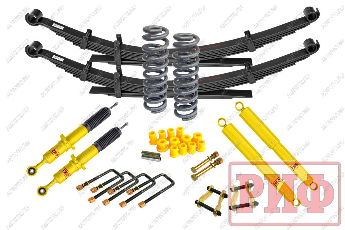 106 999 р. Лифт-комплект РИФ Toyota Hilux 2005-2014, Sollers ST6, Jac T6 лифт 30 мм мягкий  rif-vig-a  с доставкой в г. Воронеж