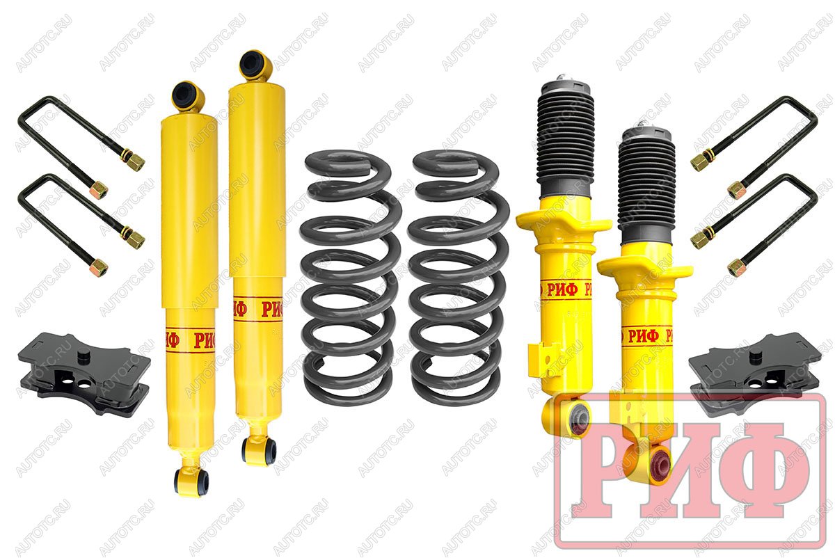 55 999 р. Лифт-комплект РИФ лайт Mitsubishi L200 2015+, Fiat Fullback 2016+ лифт 40 мм  rif-tmq-b-lite  с доставкой в г. Воронеж