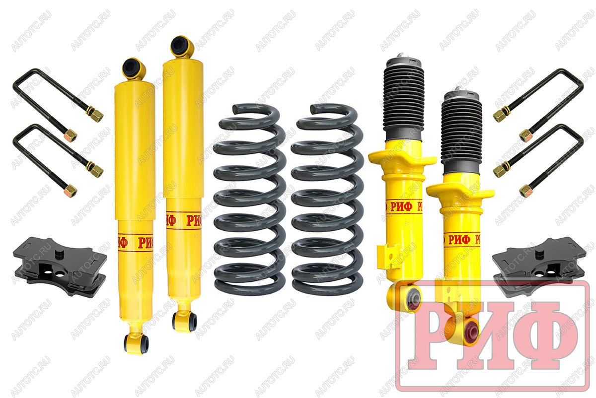 58 419 р. Лифт-комплект РИФ лайт Mitsubishi L200 2015+, Fiat Fullback 2016+ лифт 50 мм  rif-tmq-c-lite  с доставкой в г. Воронеж