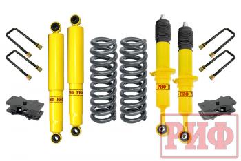64 999 р. Лифт-комплект РИФ лайт Toyota Hilux 2005-2014, Sollers ST6, Jac T6 лифт 40 мм  rif-vig-b-lite  с доставкой в г. Воронеж. Увеличить фотографию 1