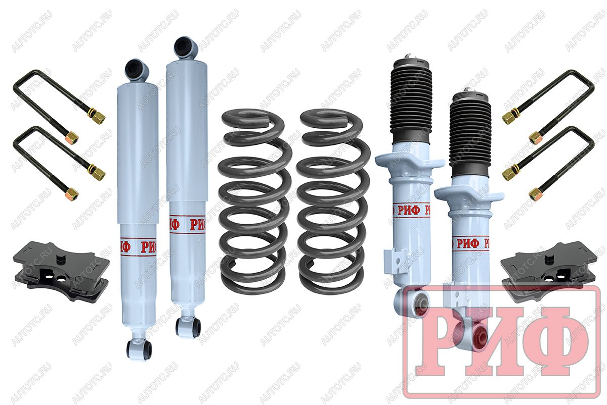 51 099 р. Лифт-комплект РИФ лайт газовый Mitsubishi L200 2015+, Fiat Fullback 2016+ лифт 40 мм  rif-tmq-b-g-lite  с доставкой в г. Воронеж