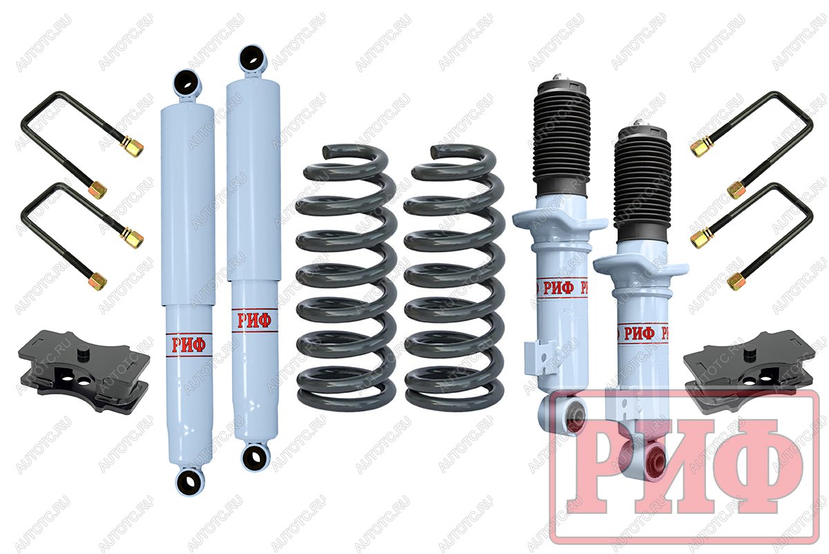 52 859 р. Лифт-комплект РИФ лайт газовый Mitsubishi L200 2005-2015 лифт 40 мм  rif-trt-b-g-lite  с доставкой в г. Воронеж