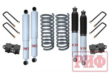 43 509 р. Лифт-комплект РИФ лайт газовый УАЗ Патриот лифт 60 мм  rif-patr-c-g-lite  с доставкой в г. Воронеж. Увеличить фотографию 1