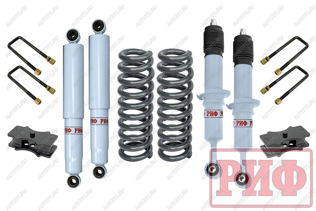 56 999 р. Лифт-комплект РИФ лайт газовый Toyota Hilux 2005-2014, Sollers ST6, Jac T6 лифт 40 мм  rif-vig-b-g-lite  с доставкой в г. Воронеж