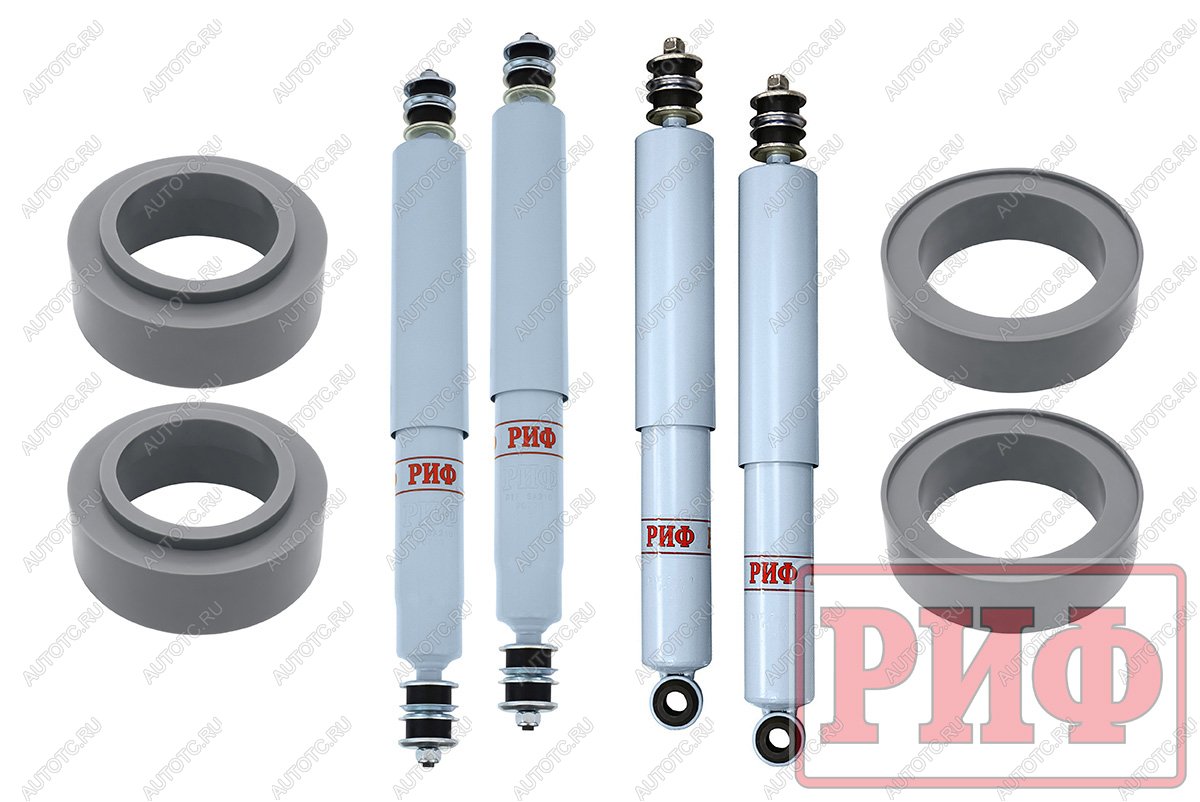 40 999 р. Лифт-комплект РИФ лайт газовый для Toyota Land Cruiser 80105 лифт 50 мм  rif-tlc80-c-g-lite  с доставкой в г. Воронеж