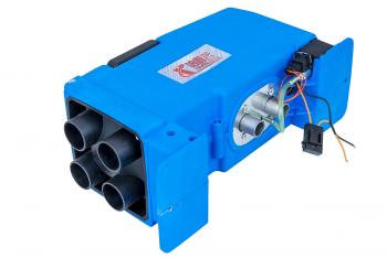 9 139 р. Автономный воздушный отопитель (переносной) 5kW12V24V, 4 выхода, пластик. корпус (синий,узкий )  7514  с доставкой в г. Воронеж. Увеличить фотографию 2