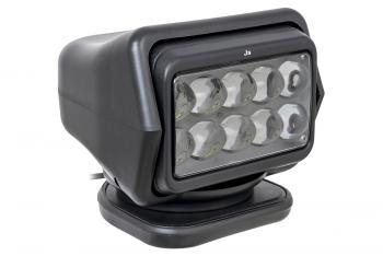 6 249 р. Фара-искатель 12V 50W LED с дистанционным управлением, черный (180х180х175мм) на магните  ch015-50w-bl  с доставкой в г. Воронеж. Увеличить фотографию 2