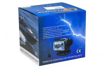 7 859 р. Фара-искатель 12V 60W LED с дистанционным управлением, черный,цок-H3 (180х180х175мм) на магните  ch015-60w-bl  с доставкой в г. Воронеж. Увеличить фотографию 2
