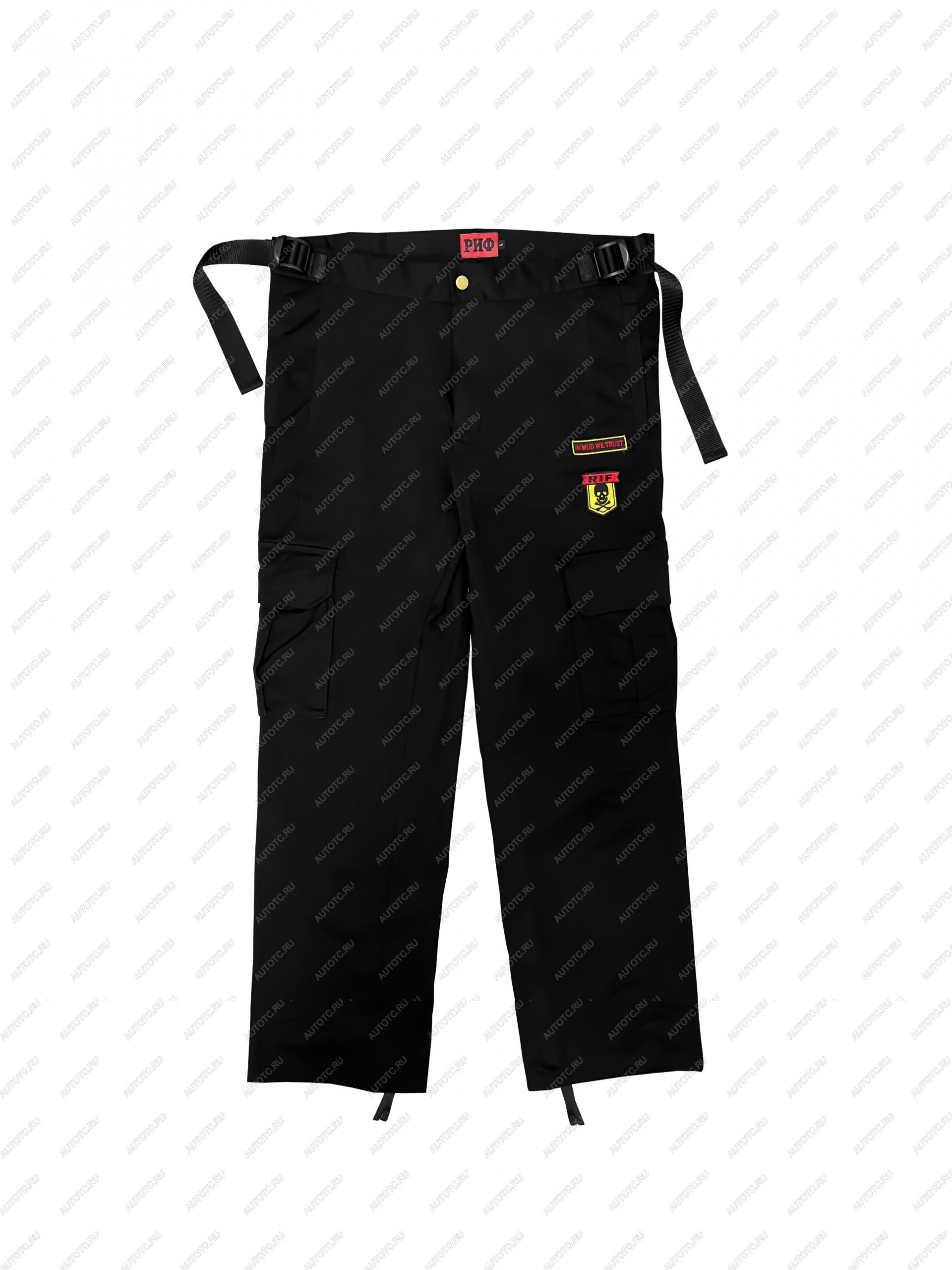 5 899 р. Брюки карго РИФ черные (размер XXL)  mcbtw0xxl  с доставкой в г. Воронеж