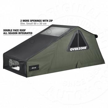 283 999 р. Палатка на крышу автомобиля AUTOHOME OVERZONE SMALL STANDARD, тент песочный, лестница 220 мм  oz01  с доставкой в г. Воронеж. Увеличить фотографию 3