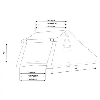 283 999 р. Палатка на крышу автомобиля AUTOHOME OVERZONE SMALL STANDARD, тент песочный, лестница 220 мм  oz01  с доставкой в г. Воронеж. Увеличить фотографию 29