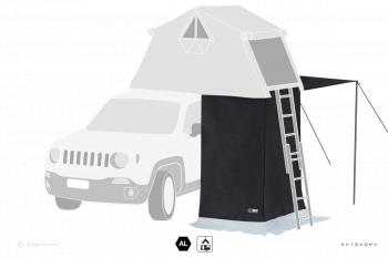 58 509 р. Тамбур к палатке AUTOHOME OVERLAND SMALL SAFARI EXPLORER, тент песочный, до 220 см  ols08a-3s  с доставкой в г. Воронеж. Увеличить фотографию 3