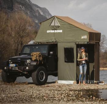 85 039 р. Тамбур к палатке AUTOHOME OVERZONE SMALL STANDARD, тент песочный, высота 220 см  oz05a-3s  с доставкой в г. Воронеж. Увеличить фотографию 2