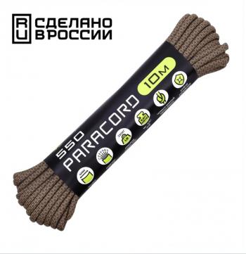 260 р. Паракорд 550 CORD nylon 10м (tactical snake coyote)  550.n10.tsc  с доставкой в г. Воронеж. Увеличить фотографию 2