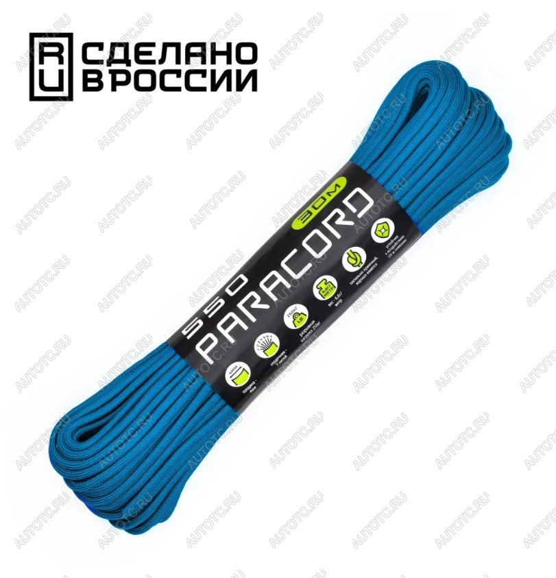 679 р. Паракорд 550 CORD nylon 30м (blue)  550.n30.l.bl  с доставкой в г. Воронеж