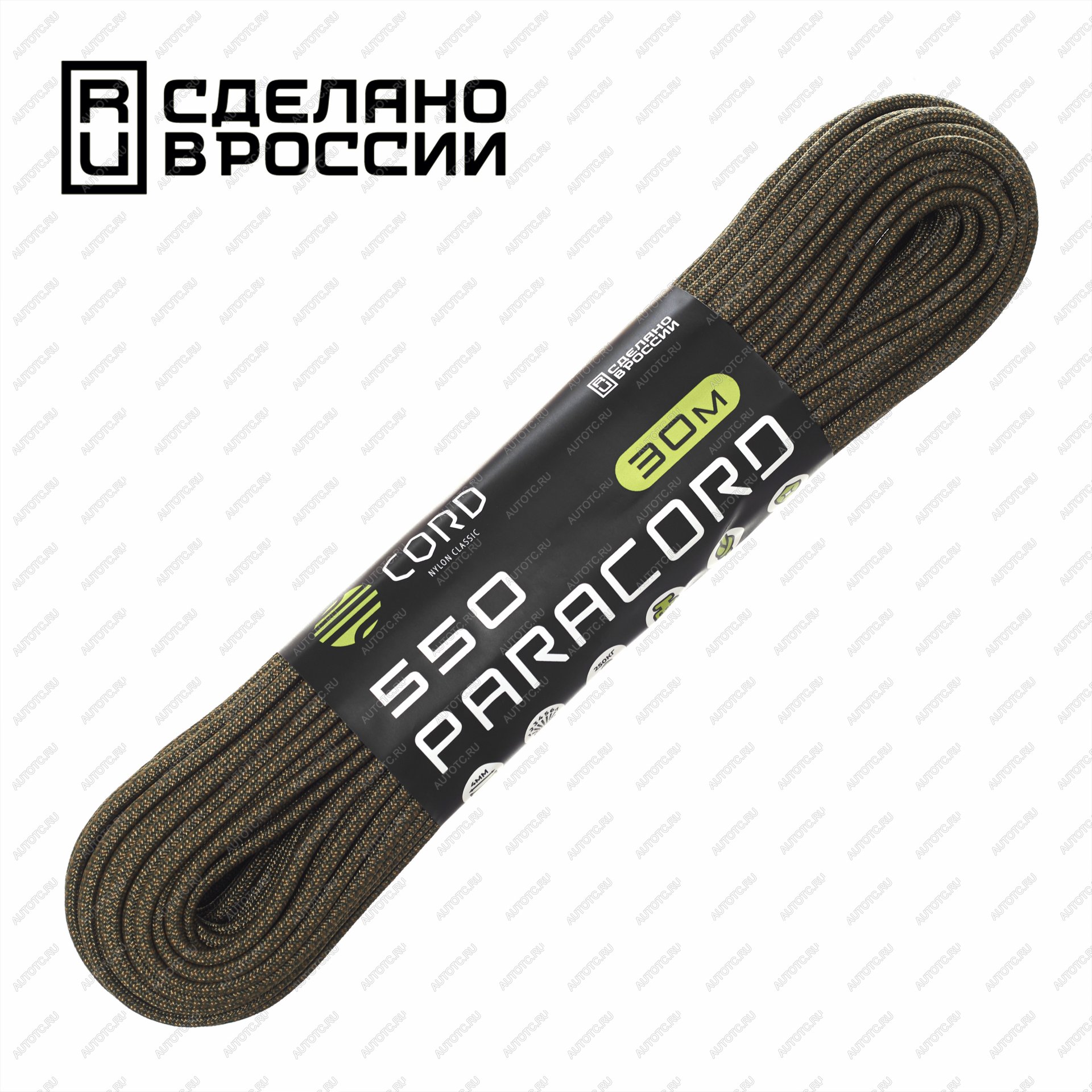 659 р. Паракорд 550 CORD nylon 30м (tactical snake coyote)  550.n30.l.tsc  с доставкой в г. Воронеж