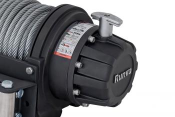 202 299 р. Лебёдка электрическая 24V Runva 25000 lbs влагозащищенная, стальной трос  ewb25000s24v  с доставкой в г. Воронеж. Увеличить фотографию 3