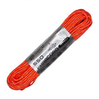 1 029 р. Паракорд 550 CORD nylon 30м световозвращающий (neon orange)  550.n30.lm.n.or  с доставкой в г. Воронеж. Увеличить фотографию 1