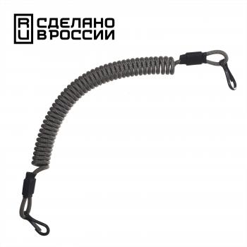 399 р. Страховочный тренчик CORD из паракорда с 2 карабинами (grey)  tr.kk.g  с доставкой в г. Воронеж. Увеличить фотографию 1