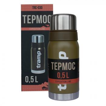 1 629 р. Термос TRAMP Expedition line 0,5 л., Оливковый  trc-030-6050  с доставкой в г. Воронеж. Увеличить фотографию 4
